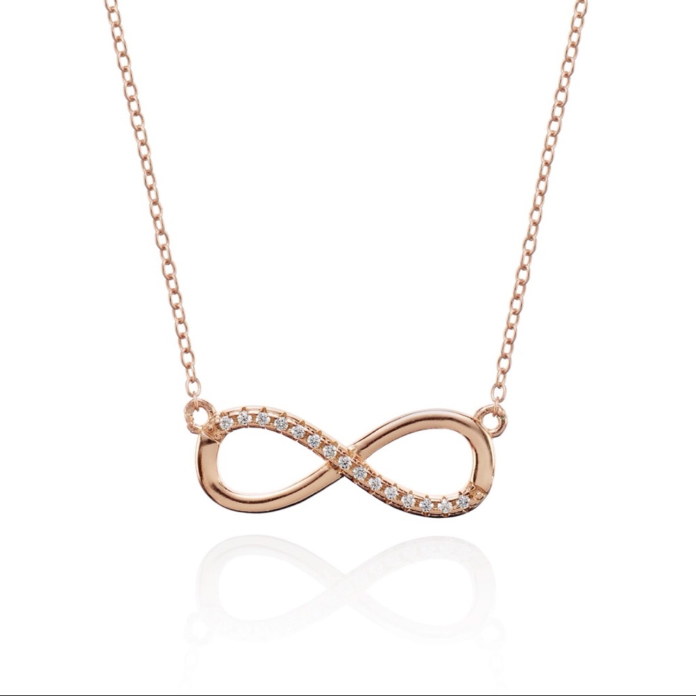 10k Rosegold Infinity Necklace